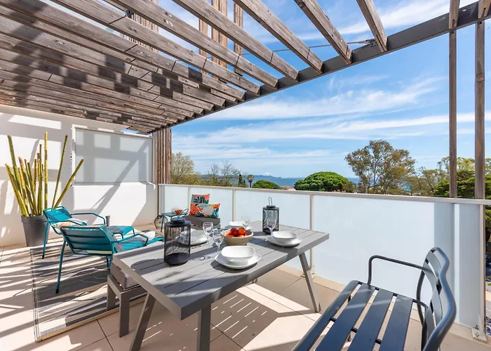 Appartement Vue Mer 50M Plage Des Salins Piscine 2 Parkings Terrasse