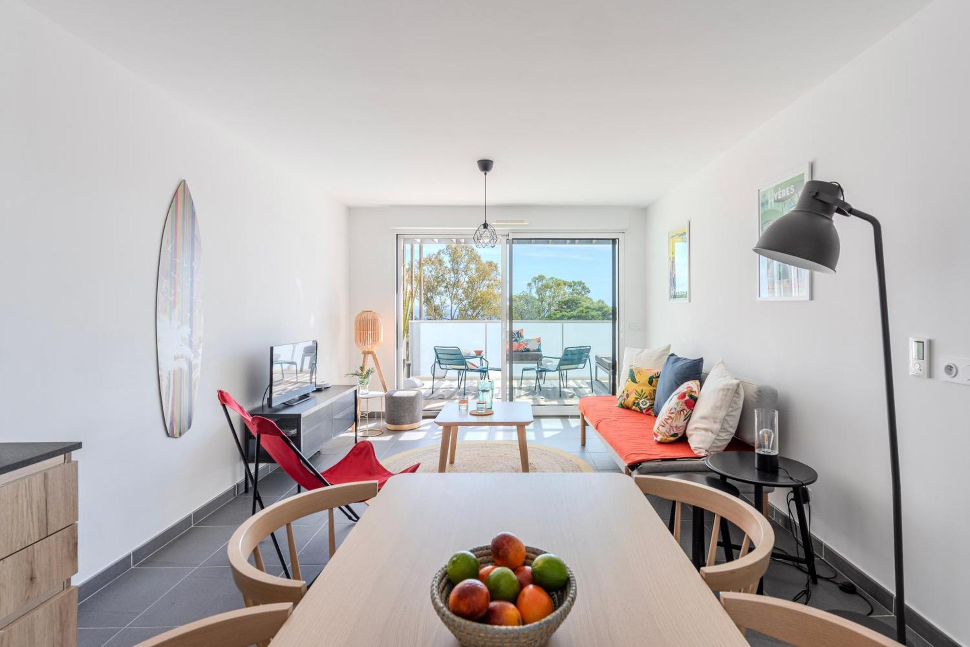 Vue 50m Des Salins Piscine 2 Parkings Terrasse Apartment Hyeres